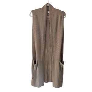 WILFRED | Aritzia sleeveless knit vest beige size XS